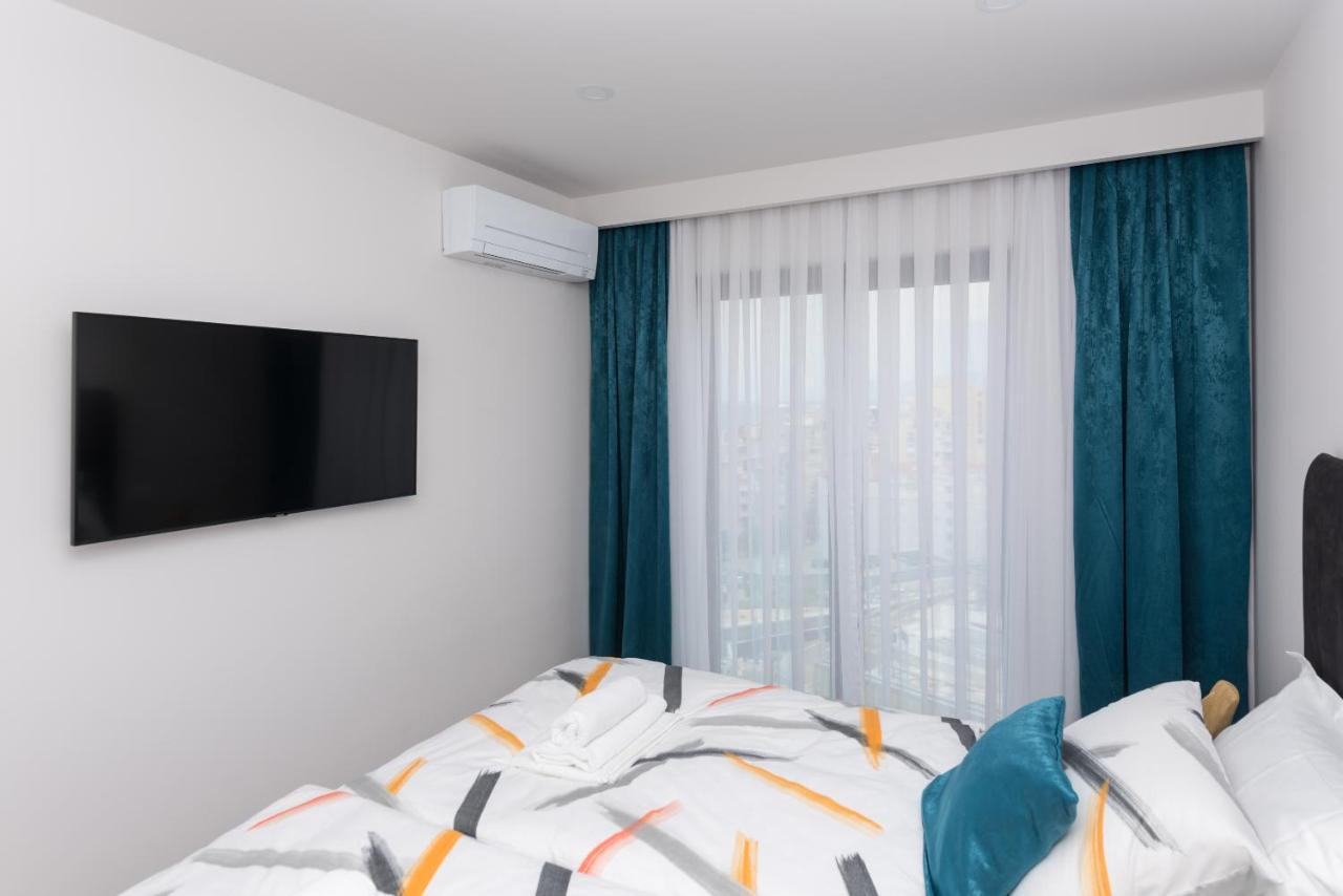 Luxury Adria Sea & City View Apartment マカルスカ エクステリア 写真