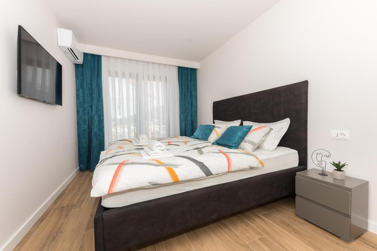 Luxury Adria Sea & City View Apartment マカルスカ エクステリア 写真