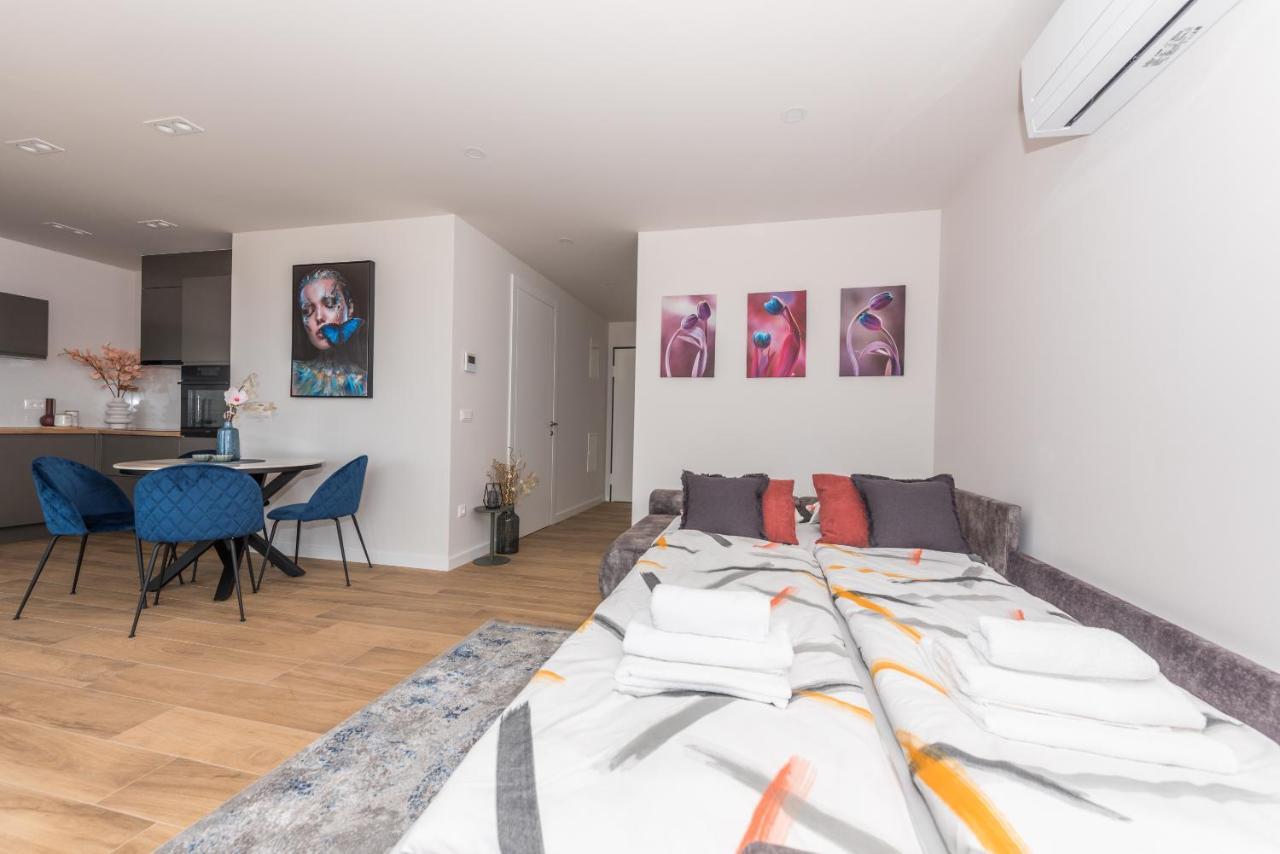 Luxury Adria Sea & City View Apartment マカルスカ エクステリア 写真