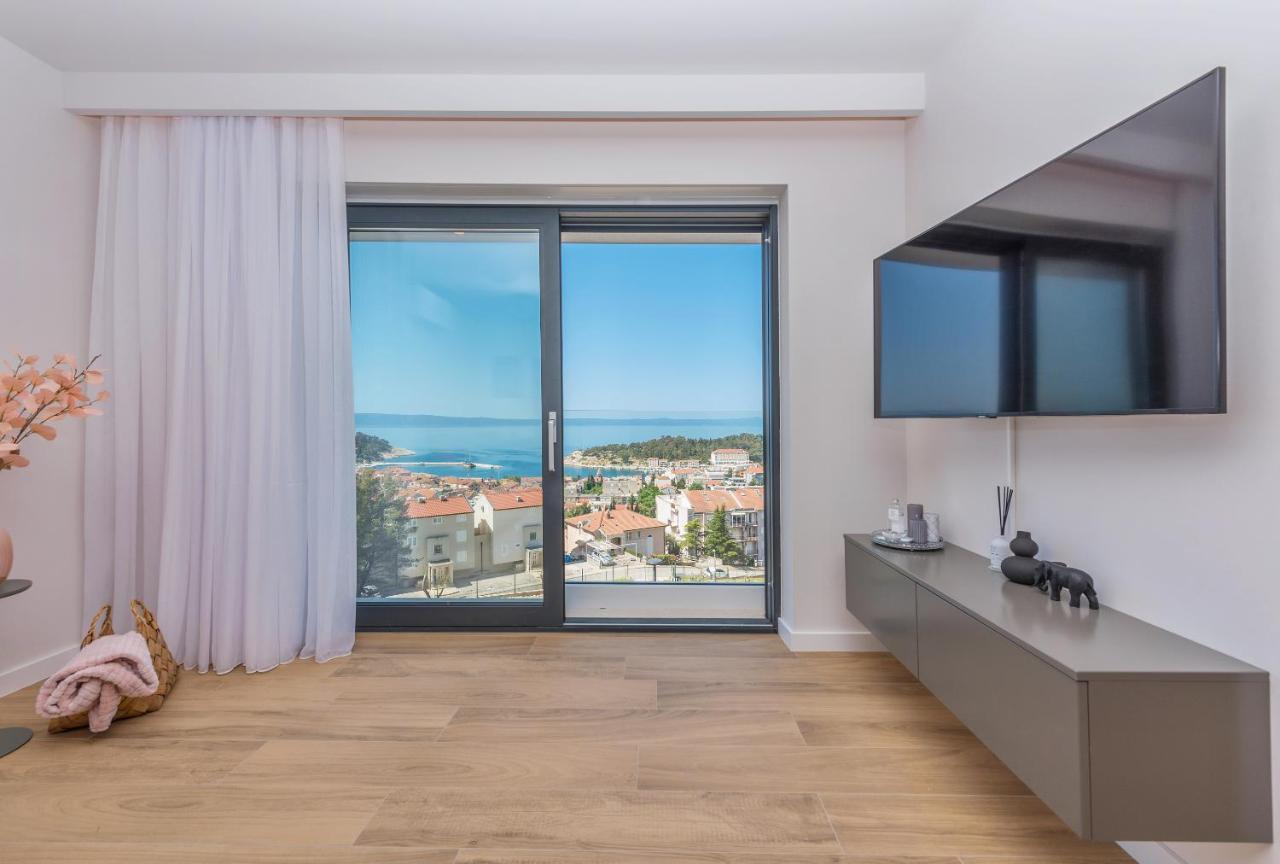 Luxury Adria Sea & City View Apartment マカルスカ エクステリア 写真
