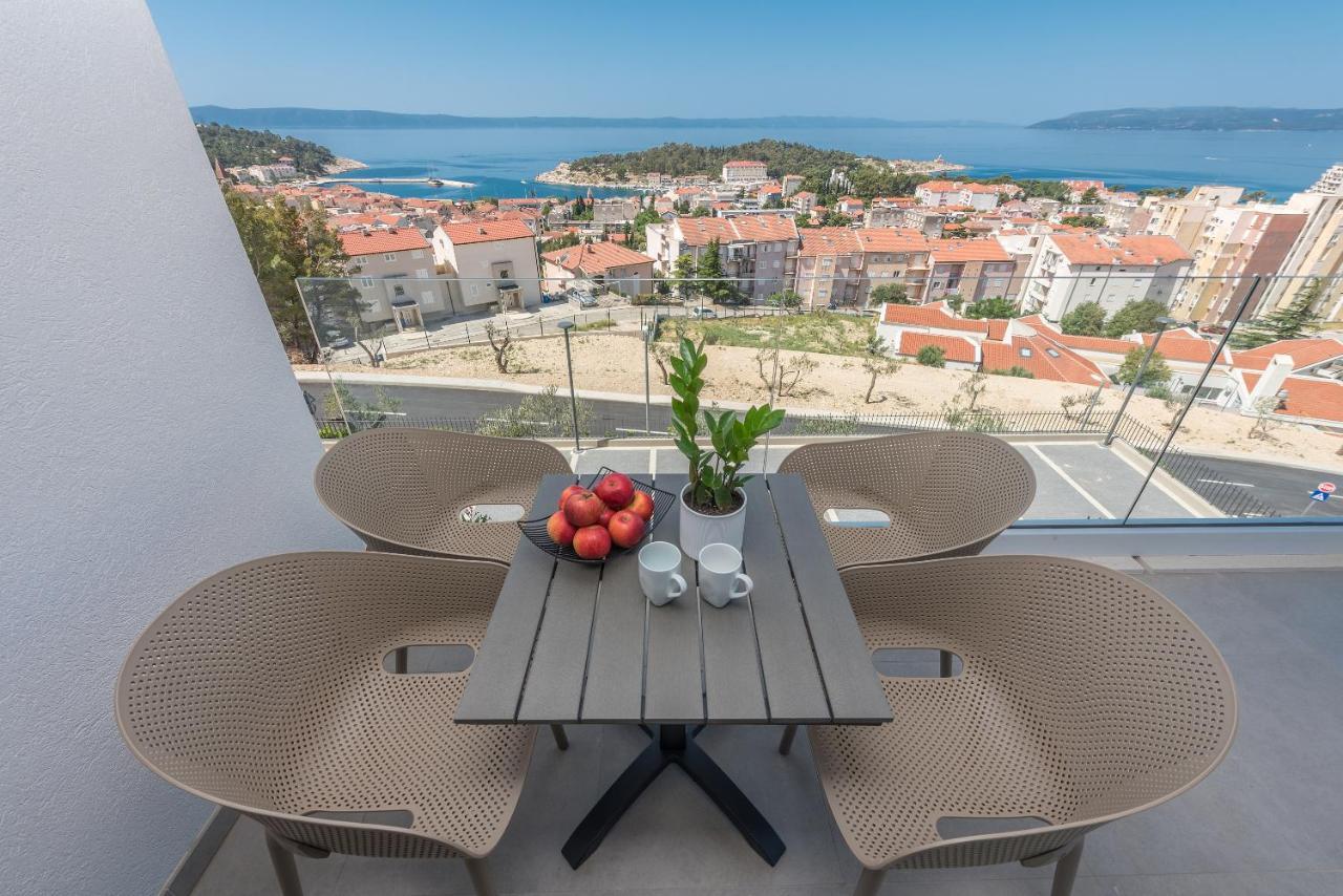Luxury Adria Sea & City View Apartment マカルスカ エクステリア 写真