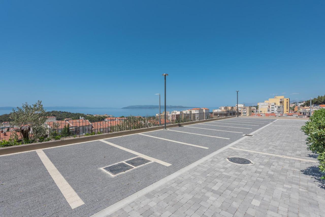 Luxury Adria Sea & City View Apartment マカルスカ エクステリア 写真