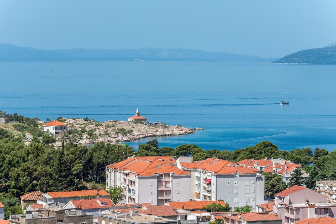 Luxury Adria Sea & City View Apartment マカルスカ エクステリア 写真